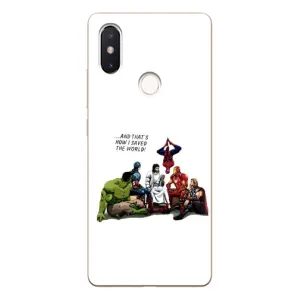 Чехлы для Xiaomi Mi8 Special Edition (Для Христиан) (Иисус супергерой)