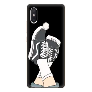 Чехол с Прикольным принтом на Xiaomi Mi8 Special Edition (Кеды)