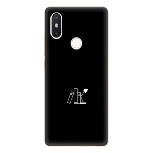 Чехол с картинками на черном фоне для Xiaomi Mi8 Special Edition (Книжки)
