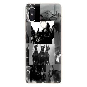 Чехол ДОБЕРМАН для Xiaomi Mi8 Special Edition (Коллаж Доберман)