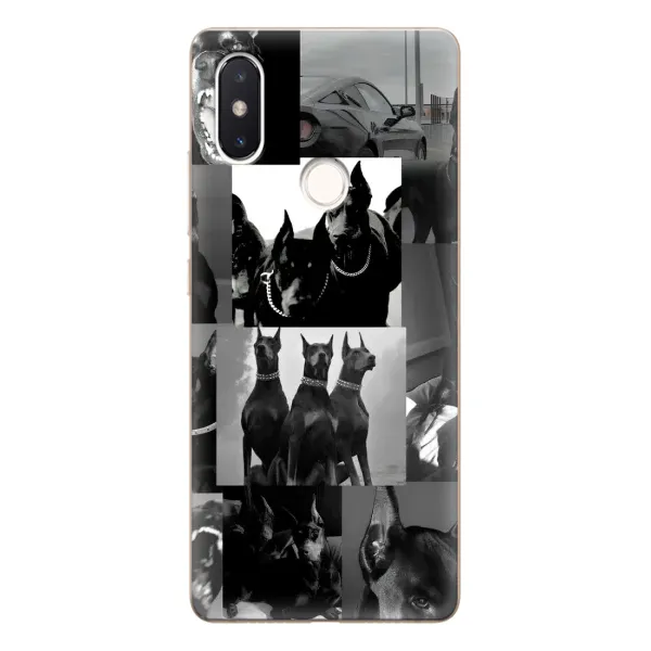 Чехол с рисунком «Коллаж Доберман» для Xiaomi Mi 8 SE Чехол с рисунком «Коллаж Доберман» для Xiaomi Mi 8 SE