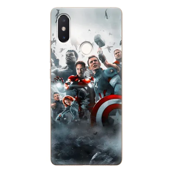 Чехол с рисунком «Команда марвел» для Xiaomi Mi 8 SE