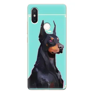 Чехол ДОБЕРМАН для Xiaomi Mi8 Special Edition (Король доберман)
