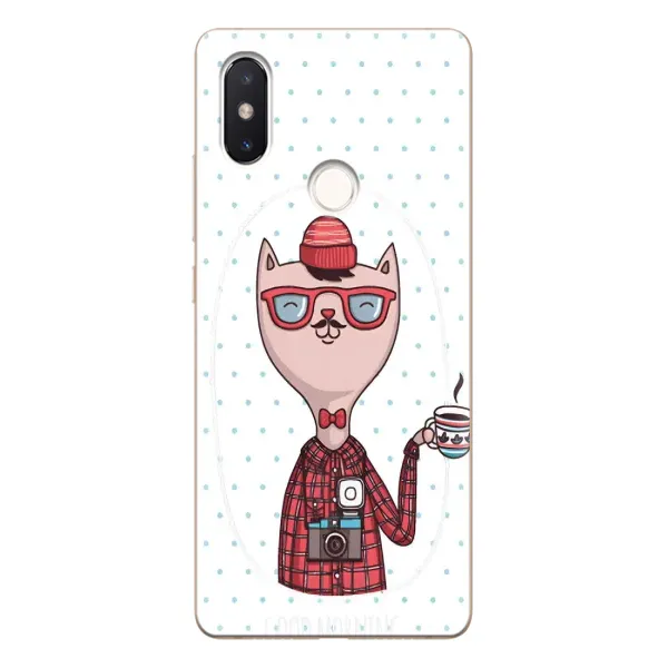 Чехол с рисунком «Кот аристократ» для Xiaomi Mi 8 SE Чехол с рисунком «Кот аристократ» для Xiaomi Mi 8 SE