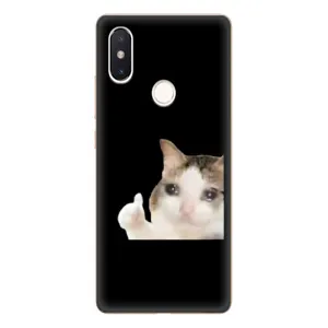Бампер с принтом Мемы для Xiaomi Mi8 Special Edition (Кот в слезах)