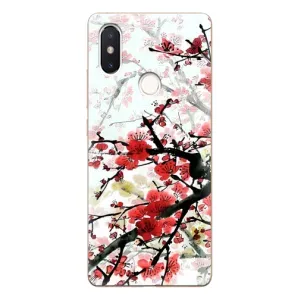 Чехол с принтом САКУРЫ на Xiaomi Mi8 Special Edition (Красивая Сакура)
