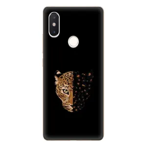 Чохол з леопардовим принтом на Xiaomi Mi8 Special Edition (Леопард на чорному)