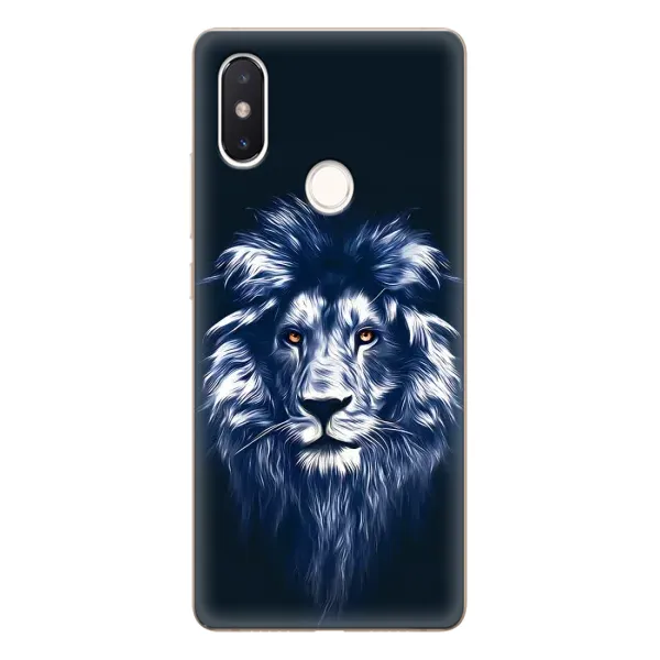 Чехол с рисунком «Лев - синий» для Xiaomi Mi 8 SE Чехол с рисунком «Лев - синий» для Xiaomi Mi 8 SE