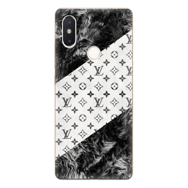 Чехол с рисунком «LV на белом» для Xiaomi Mi 8 SE