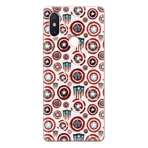 Чехол с Щитом Капитана Америки на Xiaomi Mi8 Special Edition (Марвел щиты)