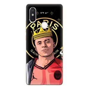Чехол (TPU) с Футболистом на Xiaomi Mi8 Special Edition (Mbappe King)