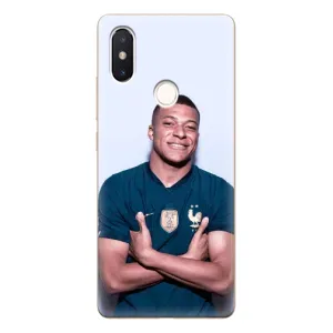 Чехол (TPU) с Футболистом на Xiaomi Mi8 Special Edition (Мбаппешичка)