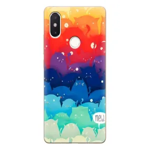 Силиконовый чехол с котиком для Xiaomi Mi8 Special Edition (Mew)