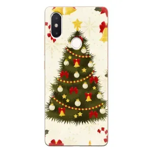 Чохол новорічна ялинка на Xiaomi Mi8 Special Edition (Новорічний принт)