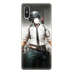 Силиконовый чехол с картинкой "Герой Pubg" на Xiaomi Mi8 Special Edition