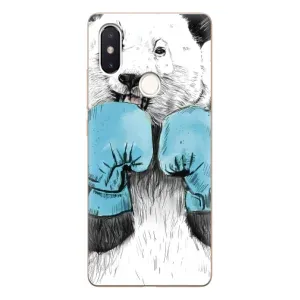Чехлы с Пандами на Xiaomi Mi8 Special Edition (Панда боксер)