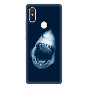 Силиконовый бампер с картинкой животных для Xiaomi Mi8 Special Edition (Пасть Акулы)