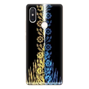 Силиконовый Чехол на Xiaomi Mi8 Special Edition (Патриотическая вышиванка)