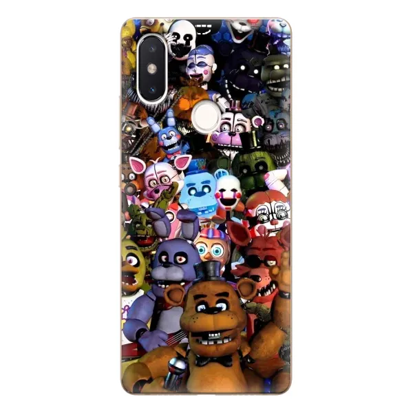 Чехол с рисунком «Персонажи Фредди» для Xiaomi Mi 8 SE