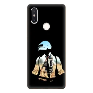 Силиконовый чехол с картинкой "Герой Pubg" на Xiaomi Mi8 Special Edition (Пубг мен)