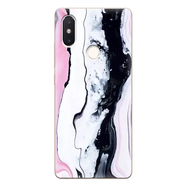 Чехол с рисунком «Розовый мрамор» для Xiaomi Mi 8 SE