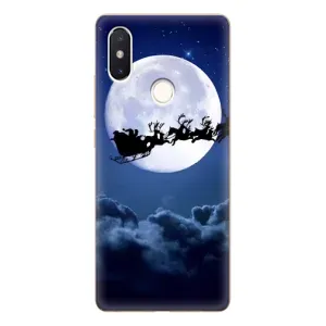 Чохол Санта Клаус для Xiaomi Mi8 Special Edition (Санта - місяць)