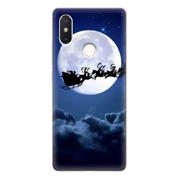 Чехол с рисунком «Санта - луна» для Xiaomi Mi 8 SE