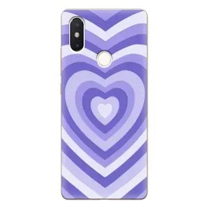Чехлы с тематикой "Маленькие Сердечки" на Xiaomi Mi8 Special Edition (Сердце фиолет)