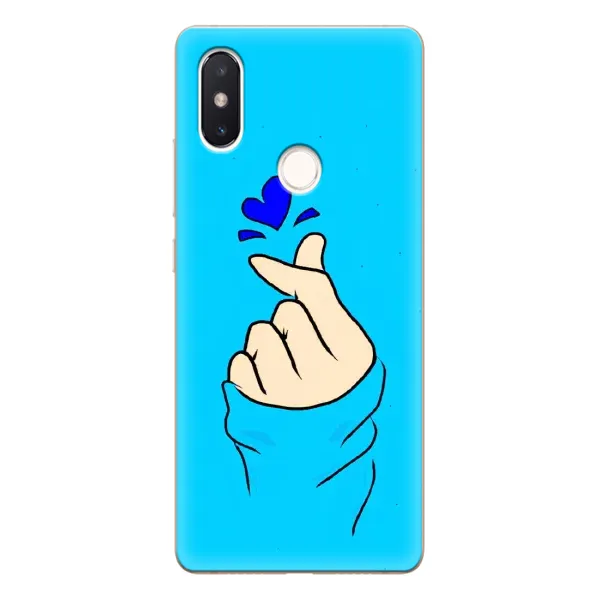 Чохол з малюнком «Сердечко на синоьому» для Xiaomi Mi 8 SE Чохол з малюнком «Сердечко на синоьому» для Xiaomi Mi 8 SE