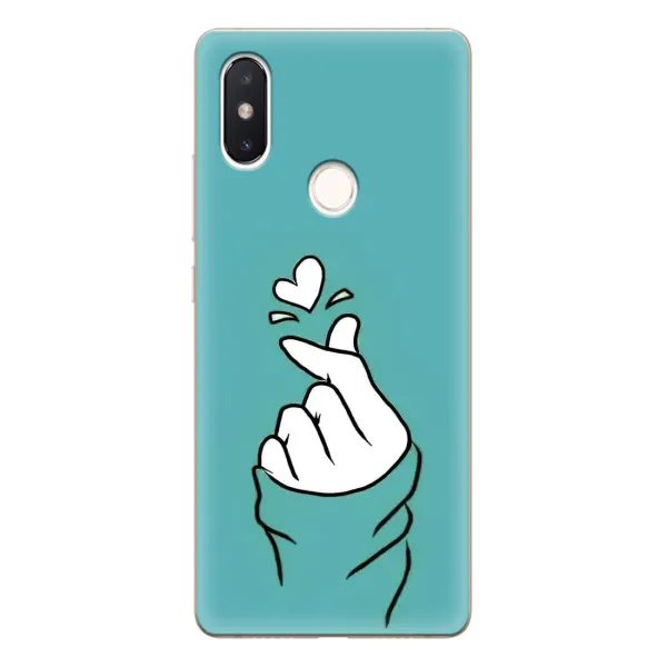Чохол з малюнком «Сердечко на бірюзовому» для Xiaomi Mi 8 SE Чохол з малюнком «Сердечко на бірюзовому» для Xiaomi Mi 8 SE