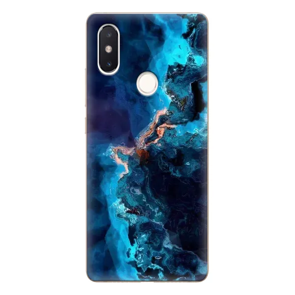 Чехол с рисунком «Синий мрамор» для Xiaomi Mi 8 SE