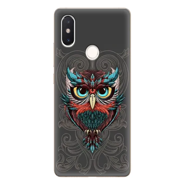 Чехол с рисунком «Сова на сером» для Xiaomi Mi 8 SE Чехол с рисунком «Сова на сером» для Xiaomi Mi 8 SE