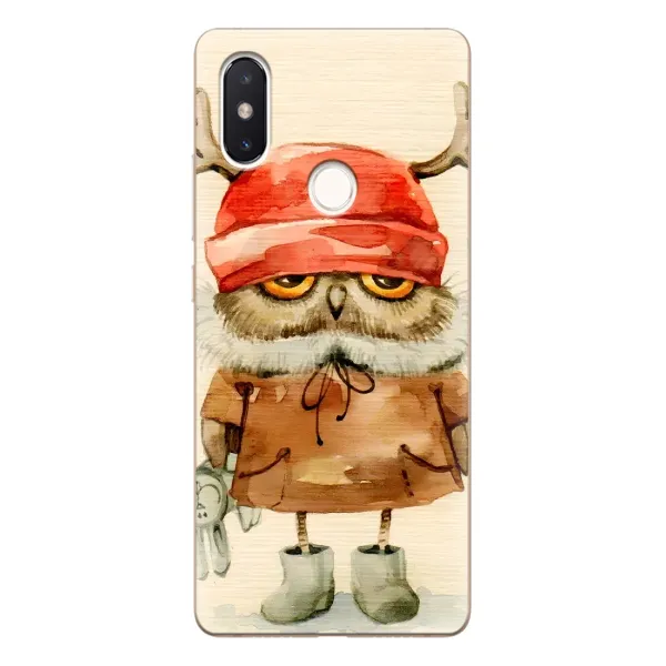 Чехол с рисунком «Сова в шапке» для Xiaomi Mi 8 SE Чехол с рисунком «Сова в шапке» для Xiaomi Mi 8 SE
