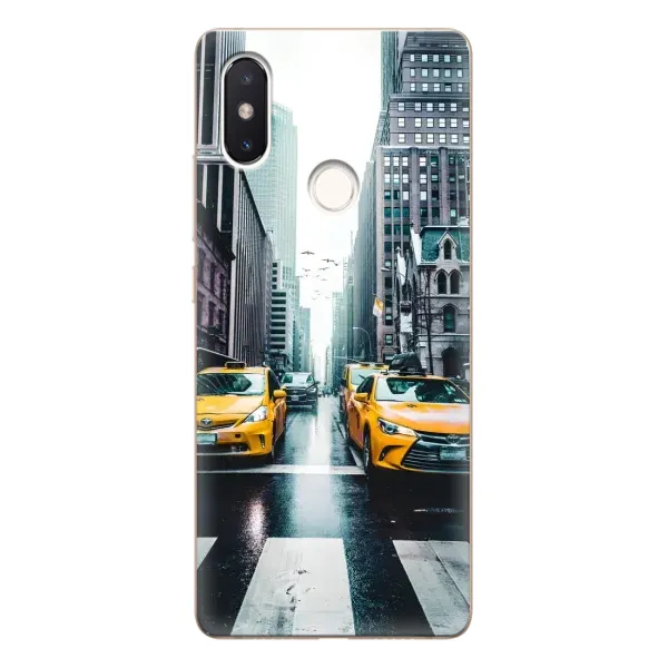 Чехол с рисунком «Такси» для Xiaomi Mi 8 SE
