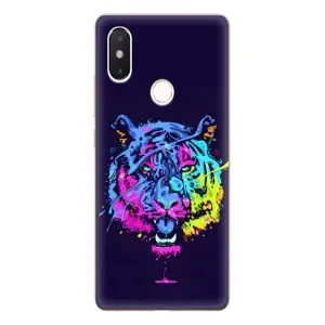 Силиконовый бампер с картинкой животных для Xiaomi Mi8 Special Edition (Тигр-Арт)