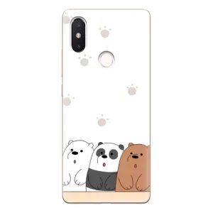 Чехлы с изображением разных животных для Xiaomi Mi8 Special Edition (Удивленные медвеженки)
