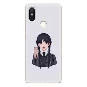 Чехлы с принтом Уэнсдей на Xiaomi Mi8 Special Edition (Вещь Венсдей)