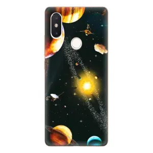 Чехол (ТПУ) с планетами на Xiaomi Mi8 Special Edition (Вид с космоса)