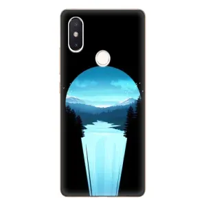 Літній Чохол на Xiaomi Mi8 Special Edition (Синій Водоспад)