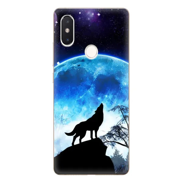 Чехол с рисунком «Воет на луну» для Xiaomi Mi 8 SE Чехол с рисунком «Воет на луну» для Xiaomi Mi 8 SE