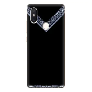 Силиконовый Чехол на Xiaomi Mi8 Special Edition (Воротник вышиванки)
