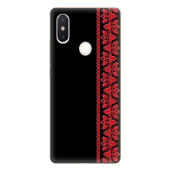 Чехол с рисунком «Вышиванка на черном» для Xiaomi Mi 8 SE Чехол с рисунком «Вышиванка на черном» для Xiaomi Mi 8 SE