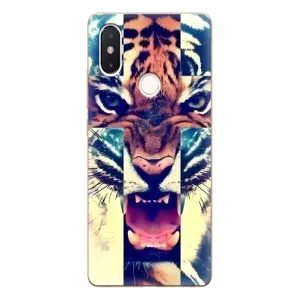 Чехлы с изображением разных животных для Xiaomi Mi8 Special Edition (Яркий Тигр)
