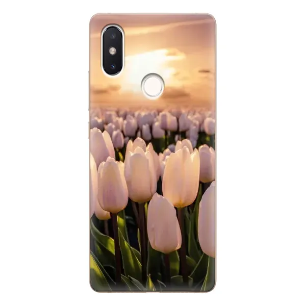 Чехол с рисунком «Закат с цветами» для Xiaomi Mi 8 SE Чехол с рисунком «Закат с цветами» для Xiaomi Mi 8 SE