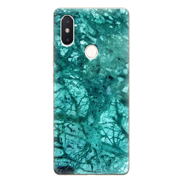 Чехол с рисунком «Зеленый мрамор» для Xiaomi Mi 8 SE