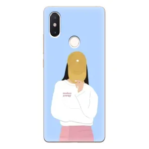 Силиконовый Чехол на Xiaomi Mi8 Special Edition с картинкой Стильных Девушек (Желтая кепка)