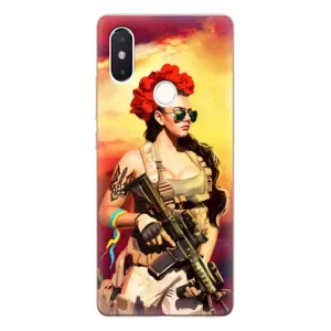 ЗСУ Чехлы (TPU) для Xiaomi Mi8 Special Edition (Женщина солдат)