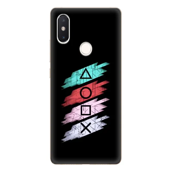 Чехол с рисунком «Значки Sony» для Xiaomi Mi 8 SE Чехол с рисунком «Значки Sony» для Xiaomi Mi 8 SE