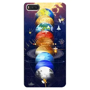 Чохол (ТПУ) з планетами на Xiaomi Mi8 (Арт планети)