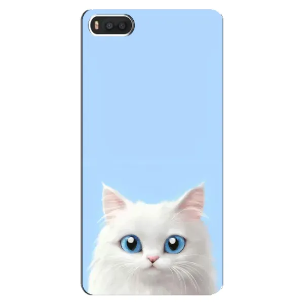 Чехол с рисунком «Белый кот» для Xiaomi Mi8 Чехол с рисунком «Белый кот» для Xiaomi Mi8